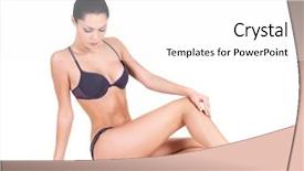 Presentation with slim body - Cool new presentation with woman with perfect slim body backdrop and a white colored foreground