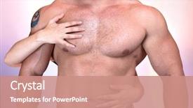  Presentation with sexy - Beautiful PPT layouts featuring womans nipple - woman's hands on a sexy backdrop and a coral colored foreground