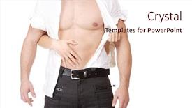  Presentation with sexy - Colorful presentation theme enhanced with childrens hospital - doctors visiting child patient backdrop and a light gray colored foreground