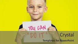  Presentation with water splash - Amazing theme having woman's hands with water splash backdrop and a tawny brown colored foreground