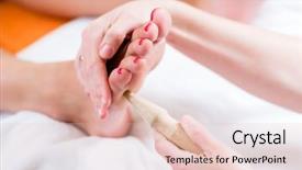  Presentation with wooden stick - Cool new presentation theme with pressed with wooden stick backdrop and a lemonade colored foreground