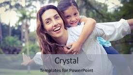  Presentation with sun rise back ground - Cool new slides with women children - happy little girl getting backdrop and a light gray colored foreground