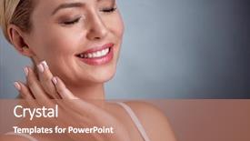  Presentation with indian woman face beauty - Presentation featuring women corrections - middle aged woman enjoying background and a coral colored foreground