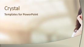  Presentation with building women - Audience pleasing slide deck consisting of women entrepreneurs - banner of middle aged woman backdrop and a cream colored foreground