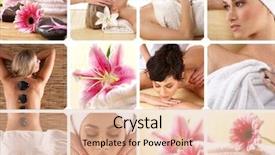  Presentation with women photos - Cool new presentation with environmental disaster post apocalyptic survivor backdrop and a light gray colored foreground.