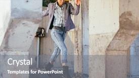  Presentation with cell wall - Amazing PPT layouts having background of concrete structure backdrop and a gray colored foreground