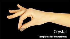  Presentation with black women - Slide set having women-hand-on-the-black background and a black colored foreground