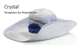  Presentation with black women beautiful woman - Presentation design with women hats - beautiful summer woman hat isolated background and a white colored foreground