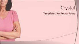  Presentation with breast cancer - Slide deck having women in pink for breast background and a lemonade colored foreground