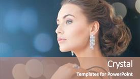  Presentation with vip - Audience pleasing PPT theme consisting of women jewlery accessories - jewelry luxury vip nightlife party backdrop and a coral colored foreground