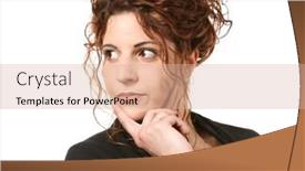  Presentation with managers - Slides consisting of women-managers background and a lemonade colored foreground