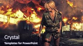  Presentation with tactics - Slide deck featuring special tactics sexy woman holding background and a wine colored foreground