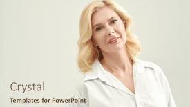  Presentation with beauty makeup - Presentation consisting of women-s-beauty-age-cosmetology and a sky blue colored foreground