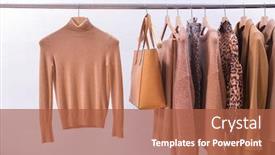  Presentation with animal print - Theme featuring women-s-brown-blouses background and a red colored foreground