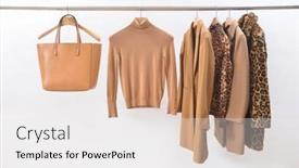  Presentation with full length portrait two men women brown sweater - Colorful slide set enhanced with women-s-brown-blouses backdrop and a white colored foreground