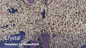  Presentation with ethiopia - Presentation theme featuring women-s-hands-mixing-coffee background and a ocean colored foreground