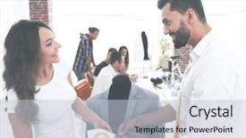  Presentation with new joinee announcem ent - Colorful slide deck enhanced with women s workshop - designers discussing new models backdrop and a lemonade colored foreground