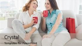  Presentation with living room - Colorful presentation theme enhanced with star field against space backdrop and a black colored foreground