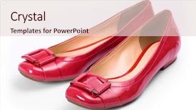  Presentation with bata quality control shoes pdf - Theme consisting of womens footwear - red shoes background and a lemonade colored foreground