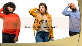  Presentation with cool - Beautiful slide set featuring wonder concept uncertain future backdrop and a yellow colored foreground