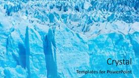  Presentation with polar bears arctic ocean ice - PPT theme enhanced with wonderful blue abstract - detail of a old turquoise background and a cyan colored foreground