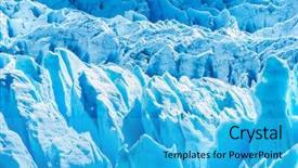  Presentation with ice blue - Presentation design featuring wonderful blue abstract - detail of a old turquoise background and a cyan colored foreground