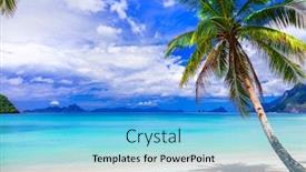  Presentation with philippines - PPT layouts enhanced with wonderful-idyllic-nature-scenery-tropical background and a light blue colored foreground