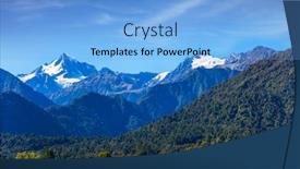  Presentation with snow day - PPT theme with wonderful-summer-day-the-highest background and a light blue colored foreground