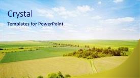  Presentation with white dove clouds - PPT layouts enhanced with wonderful summertime of wallpaper abstract background and a  colored foreground