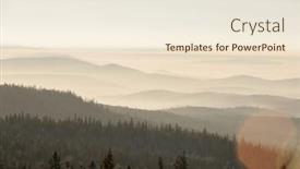  Presentation with chains - PPT theme having wonderful-view-of-nature background and a cream colored foreground