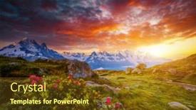  Presentation with resort - Audience pleasing slides consisting of wonderful-view-of-the-mighty backdrop and a tawny brown colored foreground