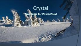  Presentation with awesome - Cool new PPT layouts with wonderful-winter-landscape-awesome-alpine backdrop and a navy blue colored foreground