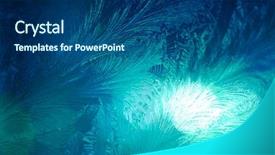  Presentation with ice frozen - PPT theme enhanced with wonderland scene christmas fresh new background and a ocean colored foreground