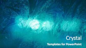  Presentation with ice frozen - PPT theme having wonderland scene christmas fresh new background and a  colored foreground