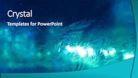  Presentation with ice frozen - Amazing presentation theme having wonderland scene christmas fresh new backdrop and a  colored foreground