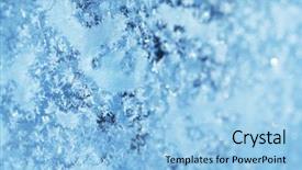  Presentation with ice crystal - Amazing slide set having wonderland scene christmas fresh new backdrop and a  colored foreground