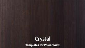  Presentation with wood sculpture - PPT theme having wood background close up photo background and a  colored foreground