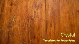  Presentation with wood grain - Slide deck enhanced with wood background background and a tawny brown colored foreground