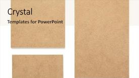  Presentation with wood board - Slides having wood badge borders - sign board isolated at white background and a  colored foreground