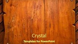  Presentation with wood board - Colorful slide set enhanced with wood board backdrop and a crimson colored foreground