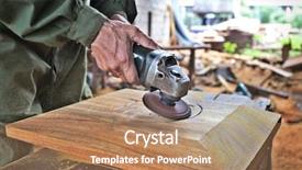  Presentation with job - Slide set with industrial 5s - obsolete banknotes in five russian background and a gray colored foreground