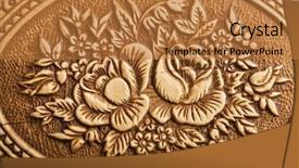  Presentation with vintage floral - Amazing presentation theme having wood carving - vintage floral background backdrop and a  colored foreground