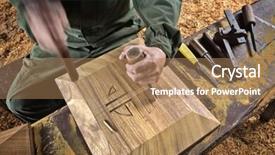  Presentation with chisel - Amazing PPT theme having beauty jewelry accessories people and luxury concept - close up of beautiful asian woman face with earring backdrop and a lemonade colored foreground