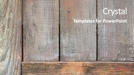  Presentation with barn wood - Audience pleasing presentation consisting of wood door weathered wall texture backdrop and a gray colored foreground