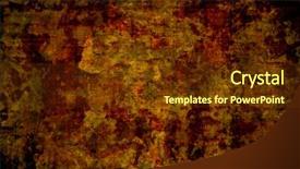  Presentation with dark - Slides with wood effect - dark grunge surface background background and a tawny brown colored foreground