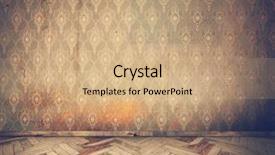  Presentation with old style - Colorful presentation theme enhanced with wood effect - old grunge interior retro filtered backdrop and a coral colored foreground