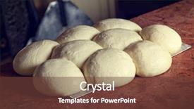  Presentation with italian food about pizza - Colorful presentation enhanced with wood fire - fresh original italian raw pizza backdrop and a tawny brown colored foreground