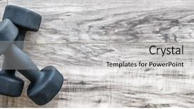  Presentation with weight loss - Amazing slide deck having wood floor fitness weight loss backdrop and a light gray colored foreground