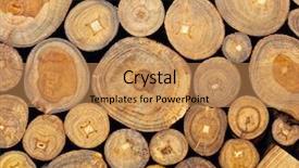  Presentation with wood grain - Slides having wood grain - background of dry teak logs background and a coral colored foreground