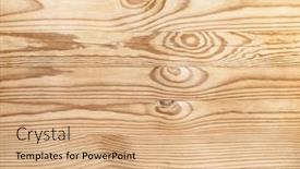  Presentation with wood grain texture - Theme having wood-grain-of-wood-panel background and a coral colored foreground